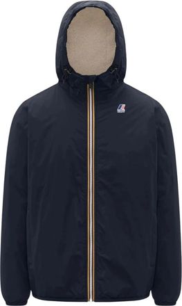 K-Way Le Vrai 4.0 Claude Orsetto Jacket - Heren - Zomerjassen - Blauw - 2XL - Leer - Jassen