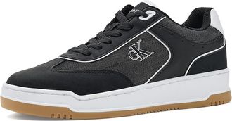 Calvin Klein Pazquale Womens Shoes Black Denim/White : 5.5 M, Suede