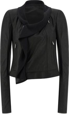 Rick Owens Black Shawl Lapel Jacket