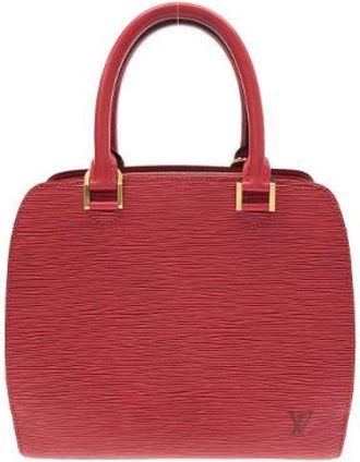Louis Vuitton Pre-owned Epi Pont Neuf Bag - Dames - Vintage Handtas - Rood - ONE Size - Leer - Vintage