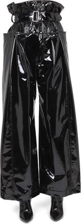 Philosophy di Lorenzo Serafini High Paperbag Waist Vinyl Pants