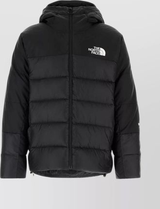 The North Face hooded nylon down jacket