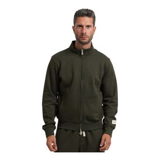 Yes-Zee Volledige rits sweatshirt - Heren - Vesten met rits - Groen - 2XL - Katoen - Hoodies & sweatvesten