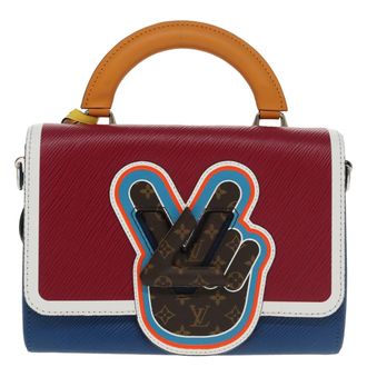 Louis Vuitton Twist Top Handle Limited Edition Peace Love Epi And Monogram Canvas Multicolour Leather Bag (Pre-Owned)