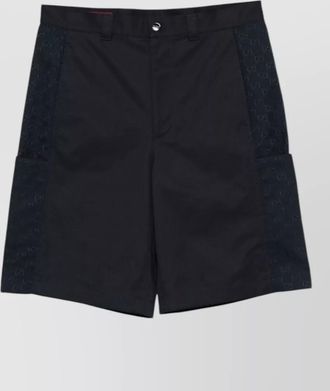 Gucci tailored shorts belt loops side and back pockets