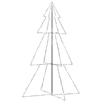 vidaXL Vidaxl - Rbol De Navidad 240 Luces Led Interior Y Exterior 118x180 Cm