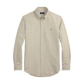 Polo Ralph Lauren Overhemden, Heren, Beige, S, Polo Ralph Lauren Shirts
