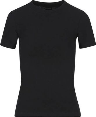 Balenciaga Handwritten rhinestone-embellished T-shirt - Black