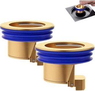 OEM Juego De 2 Tapones De Desag&uuml;e De Ducha De Levitaci&oacute;n Magn&eacute;tica (lat&oacute;n), V&aacute;lvula De Desag&uuml;e Unidireccional, Tap&oacute;n De Desag&uuml;e De Lat&oacute;n Para Ducha De Des