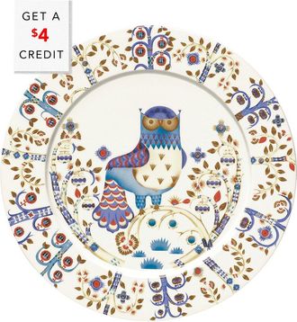 iittala Taika Porcelain Flat Dinner Platewith $4 Credit