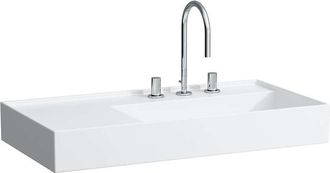 Laufen Laufen - Kartell Lavabo, Bajo Encimera, Repisa Izquierda, 3