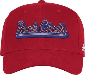 adidas Mens adidas Red Kansas Jayhawks Chant Flex Hat at Nordstrom, Size Medium/large