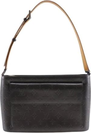 Louis Vuitton Pre-owned Shoulder Bags, female, Black, Size: ONE SIZE Pre-owned Vintage Canvas Shoulder Bag