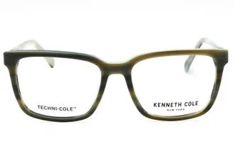 Kenneth Cole KC0360 Rectangular Acetate Eyeglasses - Green