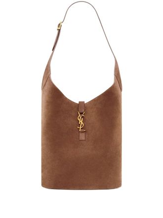 Saint Laurent Le 5 &Agrave; 7 bucket-tas - Bruin