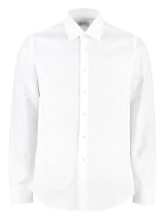 THE (ALPHABET) oxford cotton shirt - White