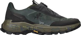 Premiata Sciliar 443 - Heren - Sneakers - Zwart - 46 EU - Leer - Schoenen