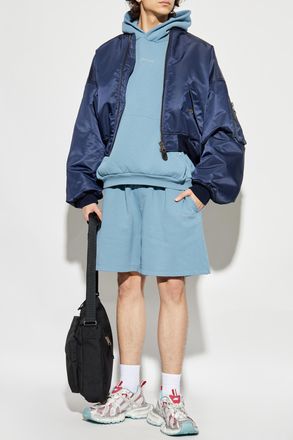Balenciaga Hoodie, Mens, Blue