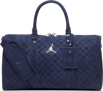 Nike Jordan Suede Monogram Duffel 25L Midnight Navy IQ5742-410