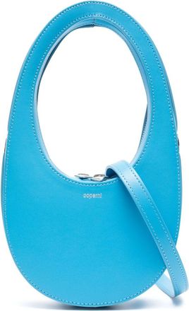 Coperni mini Swipe leather crossbody bag - women - Calf Leather - OS - Blue