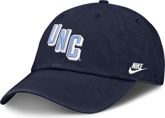 Nike North Carolina Natural Club Nike Mens College Adjustable Hat in Blue | NC0141SNCV-EYR