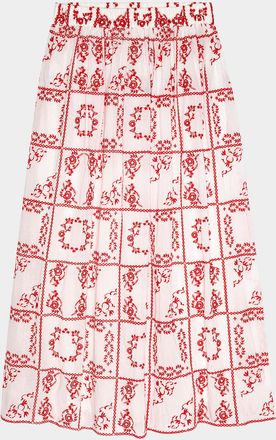 Rails Dax Printed Cotton Maxi Dress