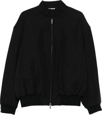 Fear of God Giacca con zip e orli a coste - Nero