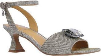 J. Reneé Nickee Ankle Strap Sandal in Pewter at Nordstrom, Size 10.5