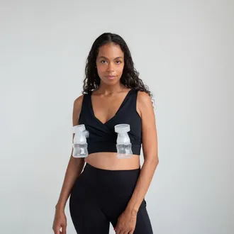 Love and Fit Everyday Luxe 3.0 Nursing & Hands-Free Pumping Bra in Black at Nordstrom, Size X-Small