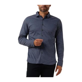 DeSoto Navy Casual Overhemd Model 97038-3 - Heren - Casual Overhemden - Blauw - XL - Overhemden