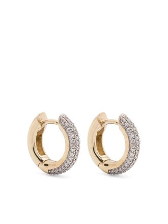 Otiumberg 9kt yellow gold Quotidian diamond earrings