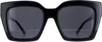 Jimmy Choo London Square Black Grey Eleni/G/S