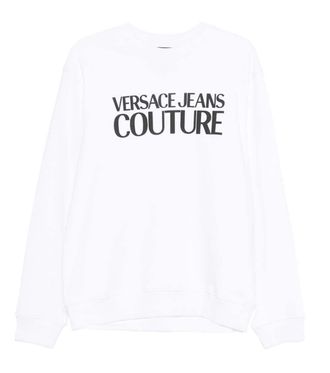 Versace Jeans Couture White Crew Neck Sweatshirt