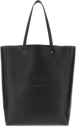 Jimmy Choo London Tote Bag - Heren - Shoppers - Zwart - ONE Size - Leer - Tassen