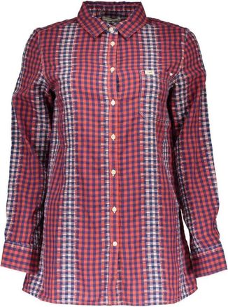 Lee Overhemden, Heren, Rood, S, Varia Geruite Lange Mouwen Shirt