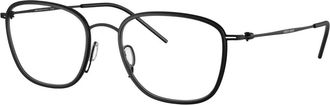 Giorgio Armani Vierkante Zonnebril - Heren - Brillen - Zwart - 51 MM - Accessoires