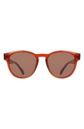 Dragon 53mm Round Sunglasses in Shiny Crystal Rust at Nordstrom Rack