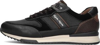 Australian Footware Zwarte Lage Top Heren Sneakers - Heren - Sneakers - Zwart - 42 EU - Schoenen