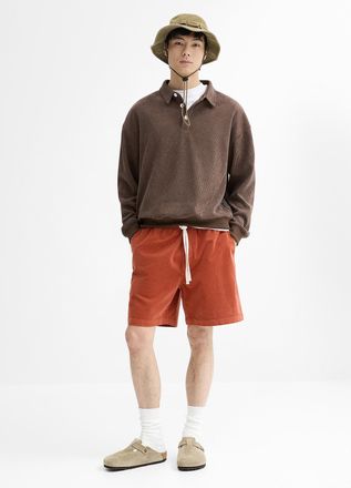 Djab Mens Mini-corduroy easy short