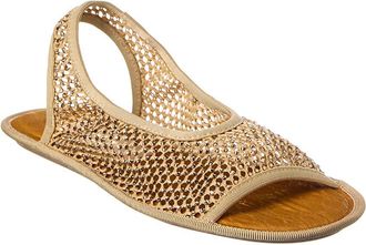 Ferragamo Ferragamo Anio Crystal Mesh Slingback Sandal