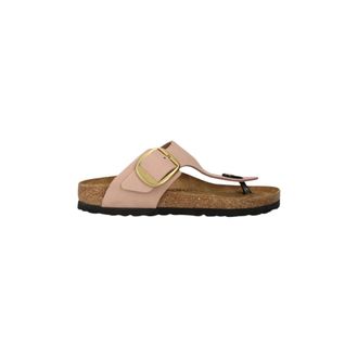 Birkenstock Gizeh - Dames - Slippers - Roze - 36 EU - Leer - Schoenen