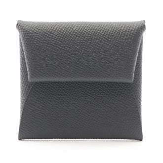 Herm&egrave;s Black Leather Coin Purse/Coin Case (Pre-Owned)