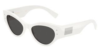 Dolce & Gabbana DG4480F Asian Fit 331287 Womens Sunglasses White Size 53