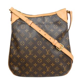 Louis Vuitton Odeon Monogram Canvas Brown Canvas Handbag (Pre-Owned)