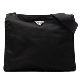 Prada Pre-owned Prada Tessuto Zip Top Crossbody Unisex F9UWYK5A3SFG2EFY