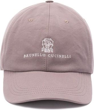 Brunello Cucinelli Baseball Cap With Embroidery