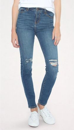 Outland Denim Lucy High-Rise Jeans In Bluejay