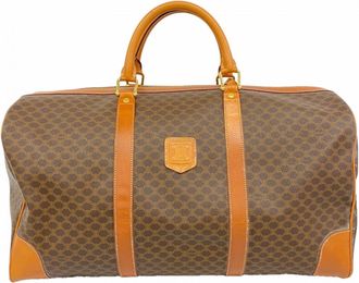 Celine Brown Pvc Boston Bag (Pre-Owned)