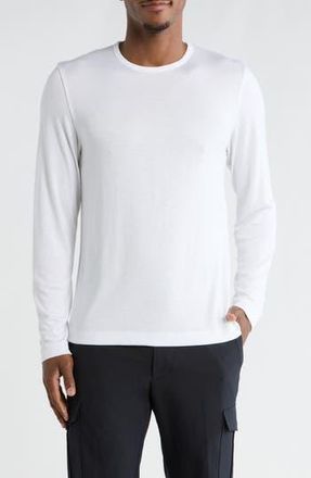 Theory Precise Long Sleeve T-Shirt in White at Nordstrom Rack, Size Xx-Large