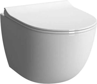 Vitra Wc Suspendido Sin Reborde Vitra Sento Blanco + Asiento